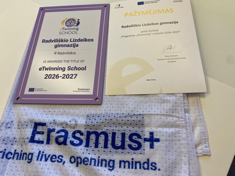 LIZDEIKOS GIMNAZIJA – eTWINING MOKYKLA